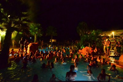 piscine nocturne