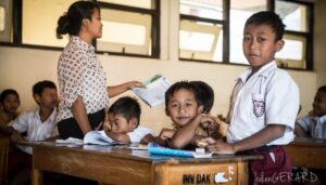 Elèves de l'association Anak en Indonésie