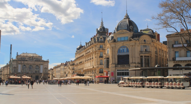 Place de la Com&eacute;die, Montpellier