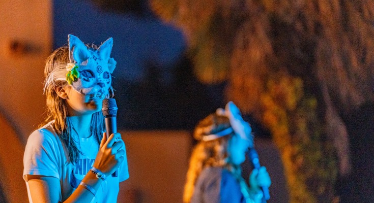 Soir&eacute;e anim&eacute;e au camping